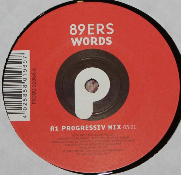 89ers - Words (Progressiv Mix) / Funky Beatz (Club Mix)