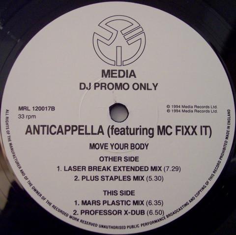 Anticappella, MC Fixx It - Move Your Body