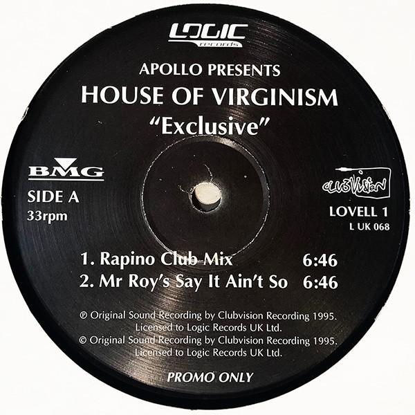 Apollo , House Of Virginism - Exclusive
