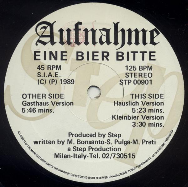 Aufnahme - Eine Bier Bitte