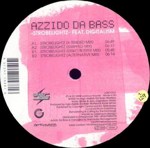 Azzido Da Bass - Strobelightz