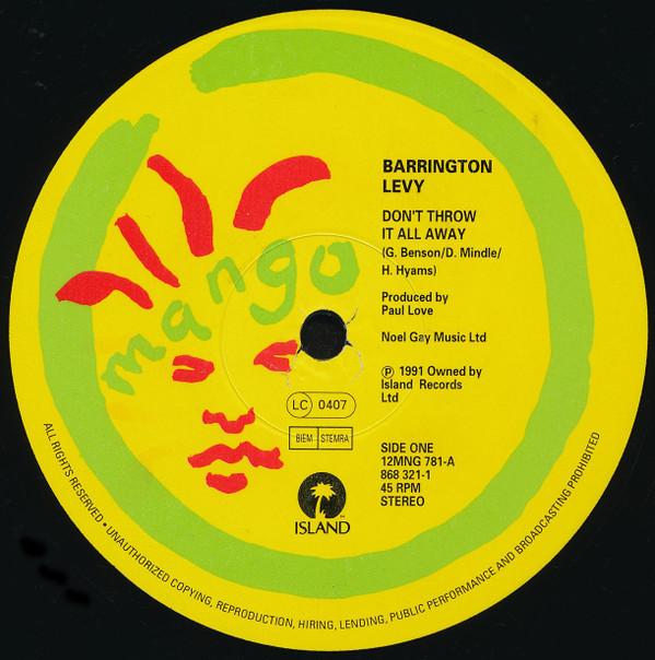 Barrington Levy - Don't Throw It All Away