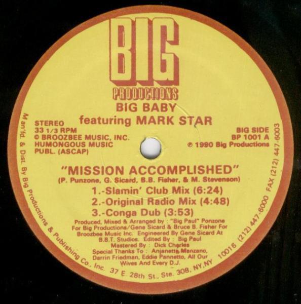 Big Baby, Mark Star - Mission Accomplished