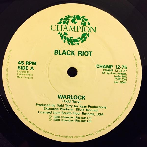 Black Riot - Warlock / A Day In The Life