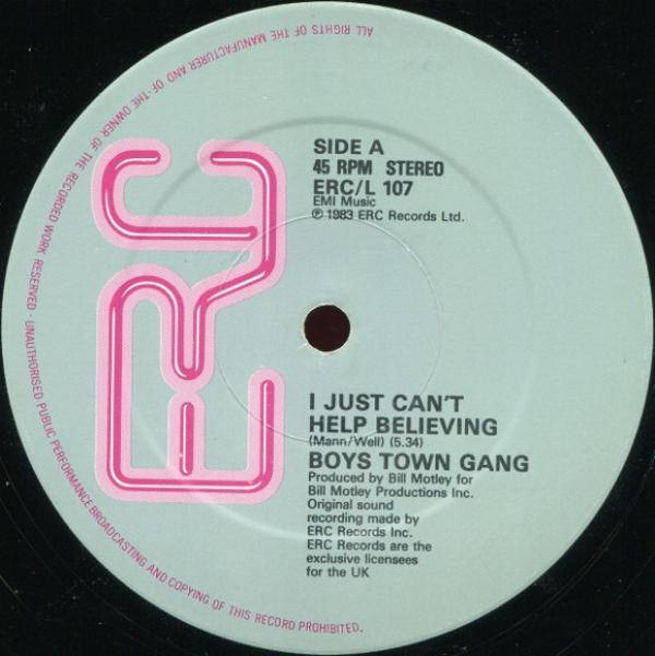 Boys Town Gang - I Just Can't Help Believing