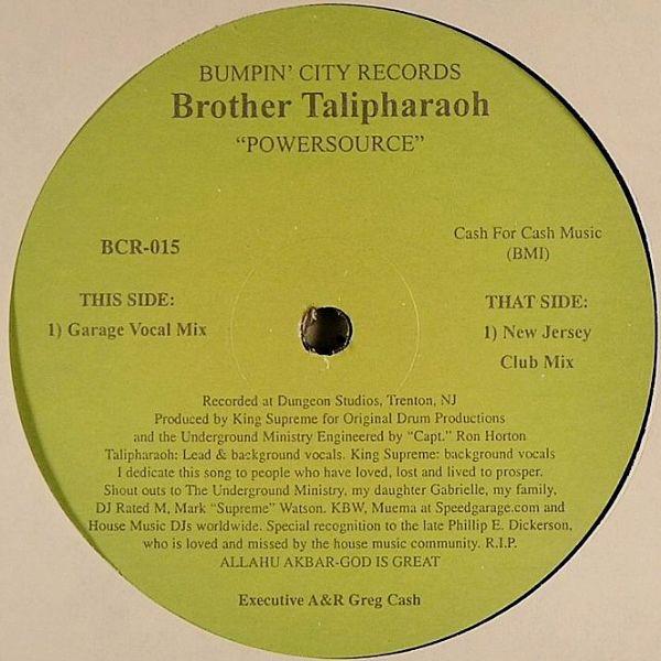 Brother Talipharaoh - Powersource