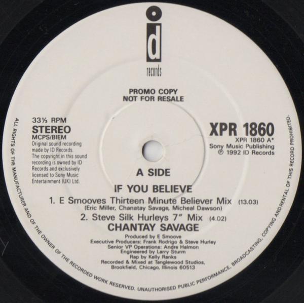 Chantay Savage - If You Believe
