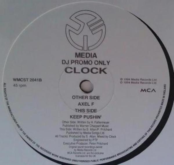 Clock - Axel F / Keep Pushin'