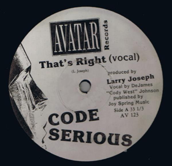 Code Serious - That's Right