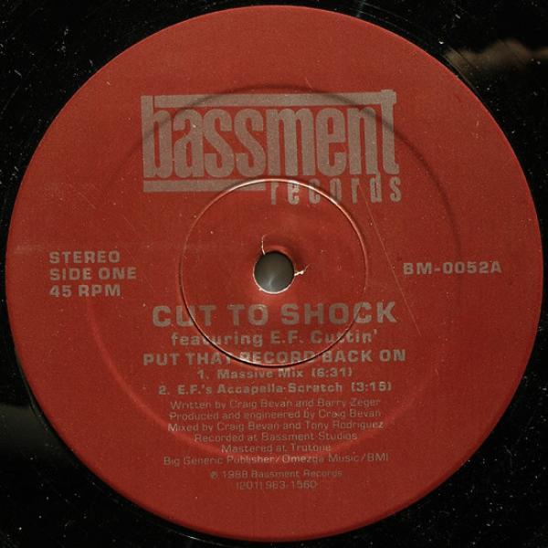 Cut To Shock, E.F. Cuttin' - Put That Record Back On
