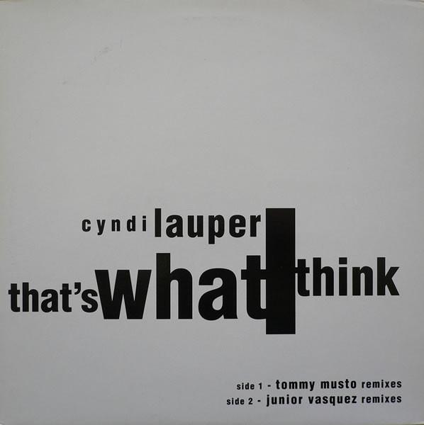 Cyndi Lauper - That's What I Think