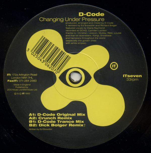 D-Code - Changing Under Pressure
