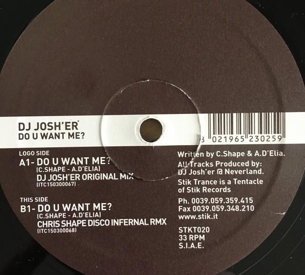 DJ Josh'er - Do U Want Me?