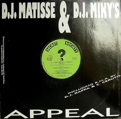 DJ Matisse , Miki Giorgi - Appeal