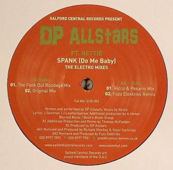 DP Allstars, Nettie - Spank (Do Me Baby) (The Electro Mixes)