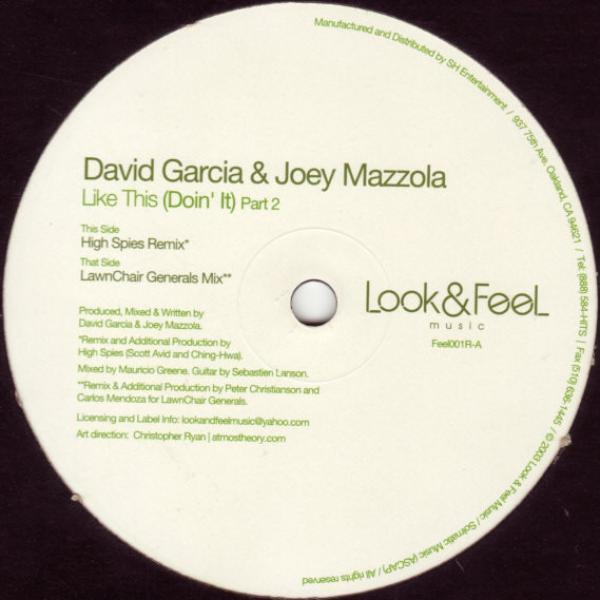 David Garcia, Joey Mazzola - Like This (Doin' It) (Part 2)