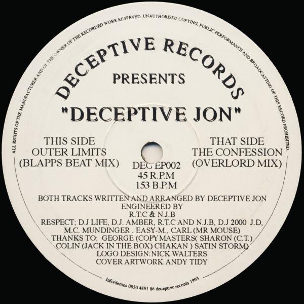 Deceptive Jon - The Confession / Outer Limits
