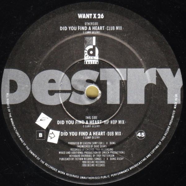 Destry - Did You Find A Heart