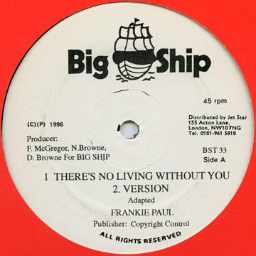 Frankie Paul, Flourgon - There's No Living Without You / Feel The Pressure