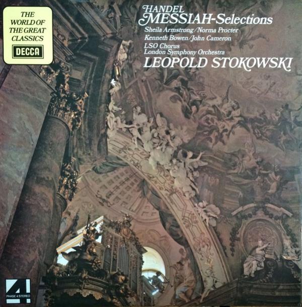 Georg Friedrich Händel, The London Symphony Orchestra, Leopold Stokowski - Messiah-Selections