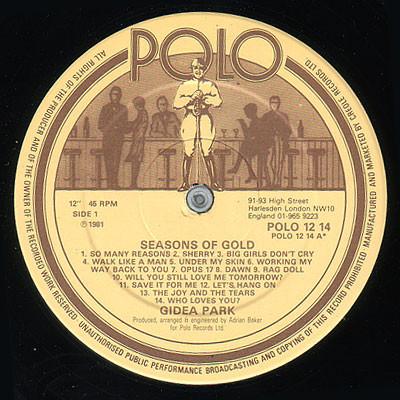 Gidea Park - Seasons Of Gold / Lolita