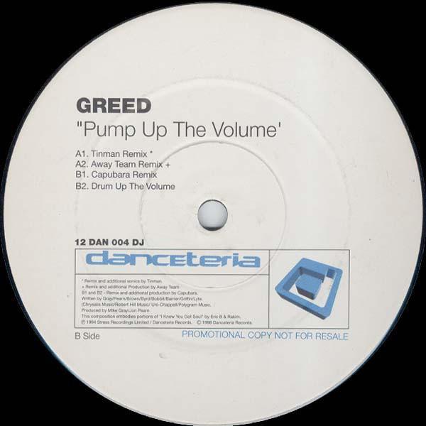 Greed - Pump Up The Volume