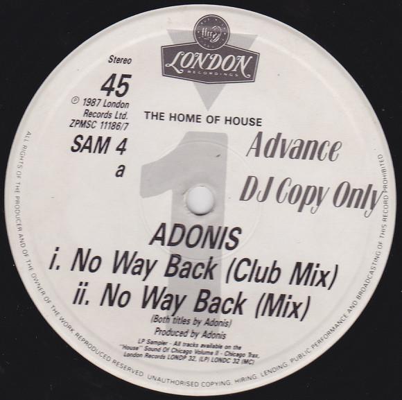 Hercules, Mr. Fingers, Adonis - No Way Back / 7 Ways To Jack / Can You Feel It