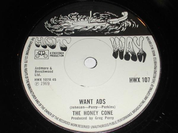 Honey Cone - Want Ads / We Belong Together