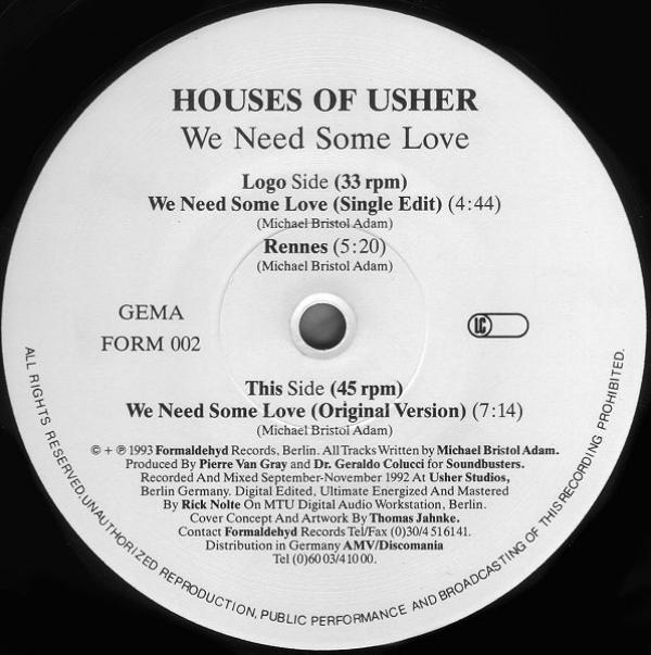 House Of Usher - We Need Some Love