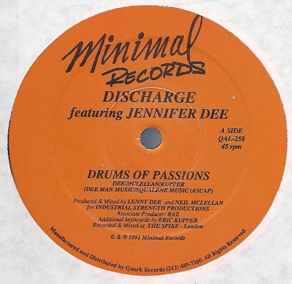 Jennifer Dee, Discharge (4) - Drums Of Passions