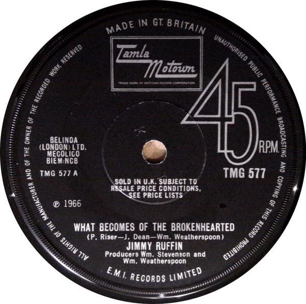 Jimmy Ruffin - What Becomes Of The Brokenhearted