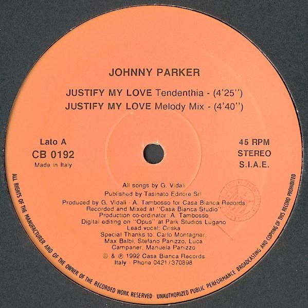 Johnny Parker - Justify My Love