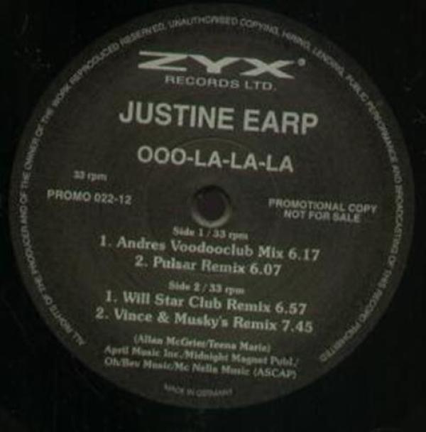 Justine Earp - Ooo-La-La-La