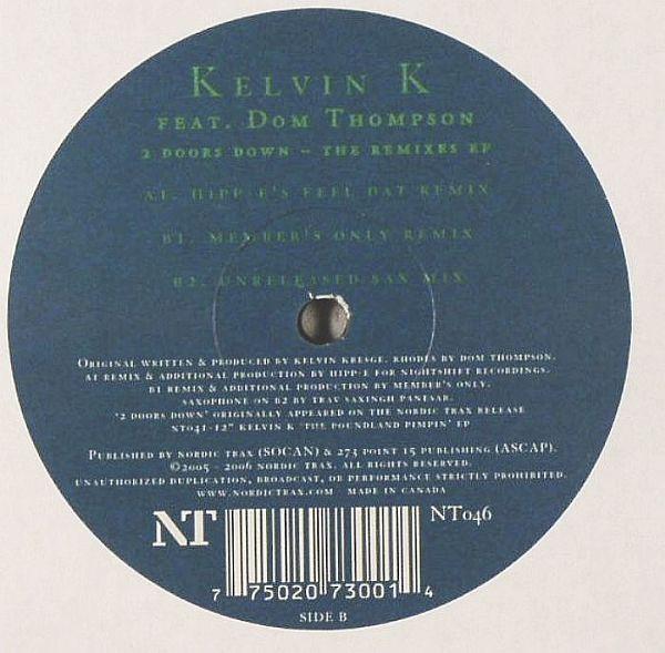 Kelvin K - 2 Doors Down - The Remixes EP