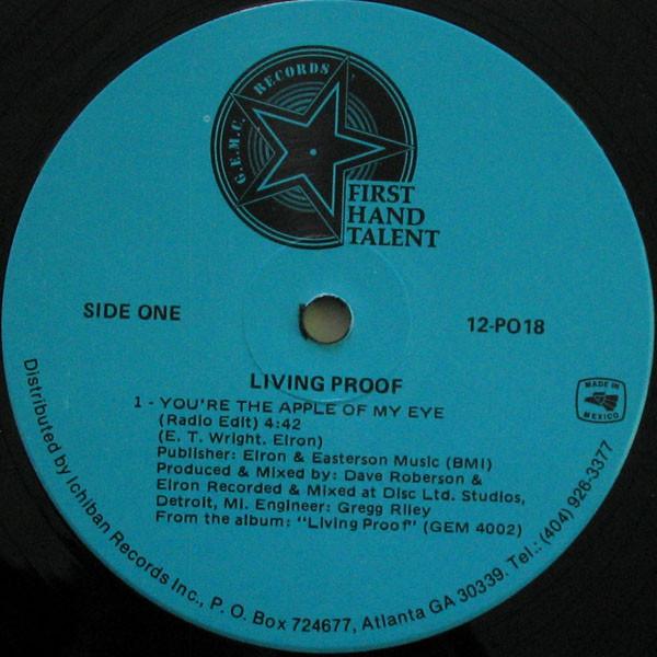 Living Proof (3) - You're The Apple Of My Eye