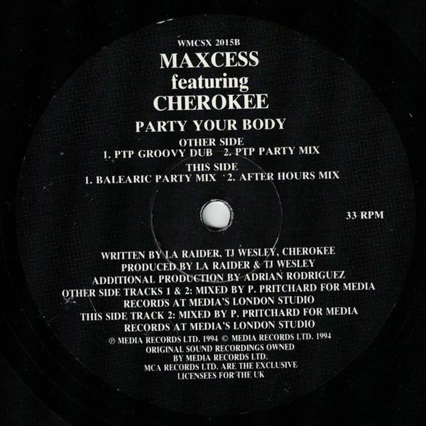 Maxcess, Cherokee (2) - Party Your Body