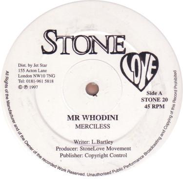 Merciless, Bobby Crystal, Angel Doolas, Captain Barkey - Mr Whodini / Girl Them Passing / Girlie