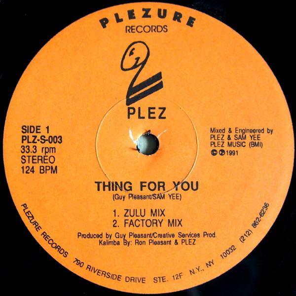 Plez - Thing For You / Missing Lover