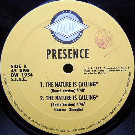 Presence  - The Nature Is Calling