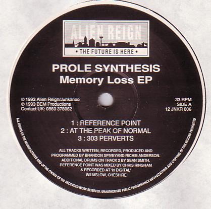 Prole Synthesis - Memory Loss EP