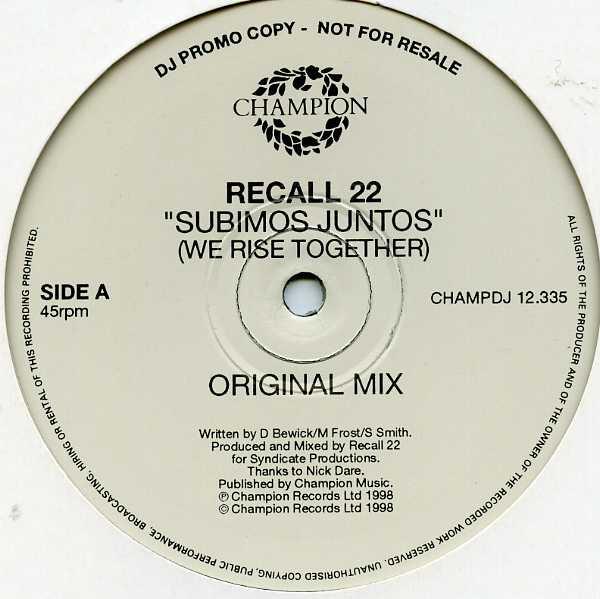 Recall 22 - Subimos Juntos (We Rise Together)