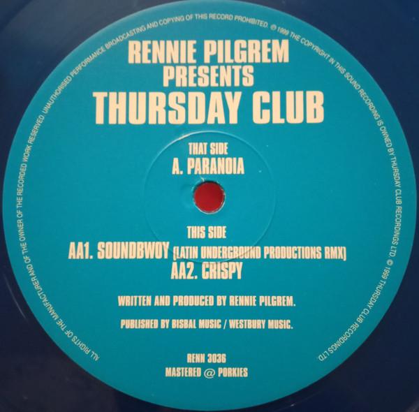 Rennie Pilgrem, Thursday Club - Paranoia