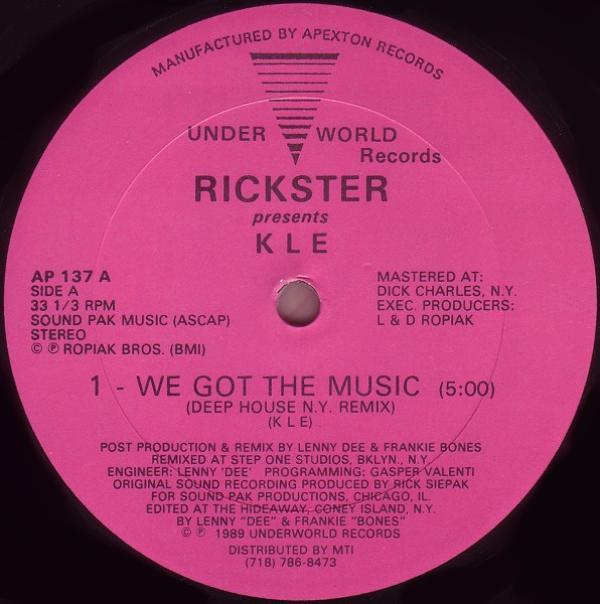 Rickster, KLE - We Got The Music