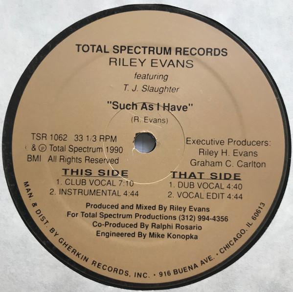 Riley Evans, T.J. Slaughter - Such As I Have