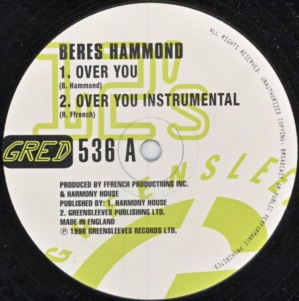 Robert Ffrench, Beres Hammond - Over You / Cry No More