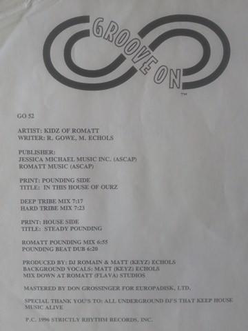 Romatt - Steady Pounding / In This House Of Ourz