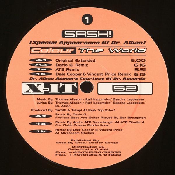 Sash!, Dr. Alban - Colour The World