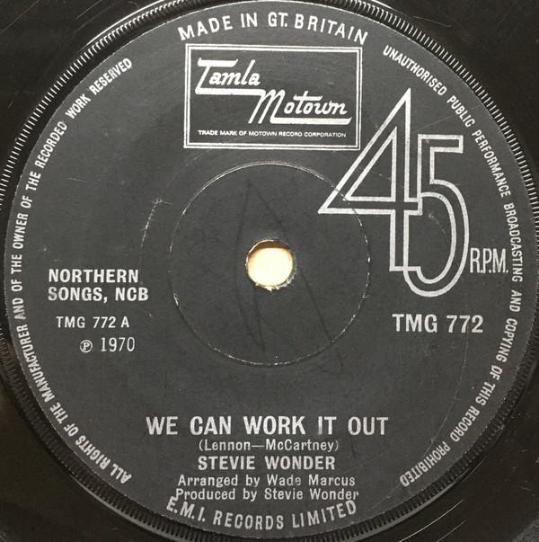 Stevie Wonder - We Can Work It Out