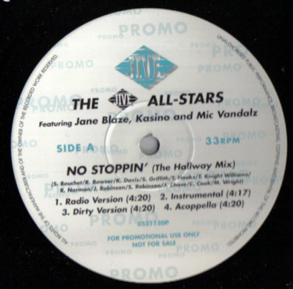 The Jive All-Stars, Jane Blaze, Kasino, Mic Vandalz - No Stoppin'