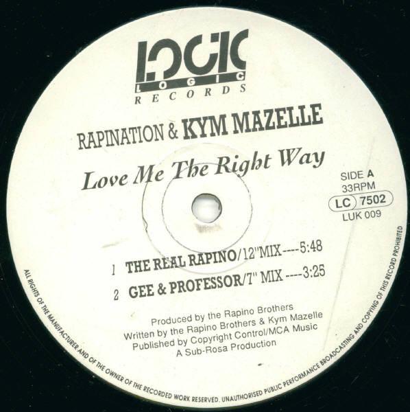 The Rapino Brothers, Kym Mazelle - Love Me The Right Way